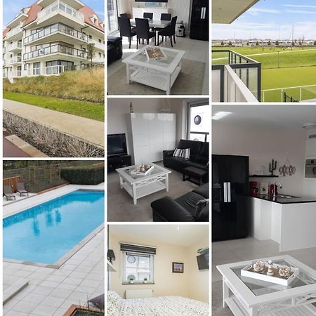 Sailors Beach VI Villa Jalina Verwarmd Zwembad In Het Hoogseizoen Nieuwpoort Ngoại thất bức ảnh
